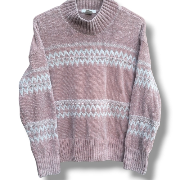 Christian Siriano Sweaters - Christian Siriano Pink Chenille Sweater